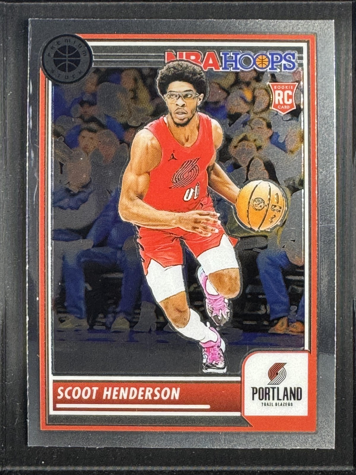 2023-24 Hoops Premium Stock #137 Scoot Henderson Trail Blazers Rookie