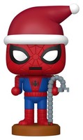 Marvel Pop! Vinyl Figur : Holiday S6- Spider Man (Ntkr) 9 Cm Neu