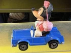 Matchbox Disney Series #4 Minnie Mouse Made in Hong Kong 1979 Lesney Used K-64A