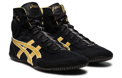ASICS Dan Gable Evo 3 High Black Rich Gold - 1081A052-001 | eBay