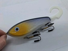9.5" Hot Tails Nugget Squirrelly Golden Cisco Glidebait Jerkbait Musky Lure