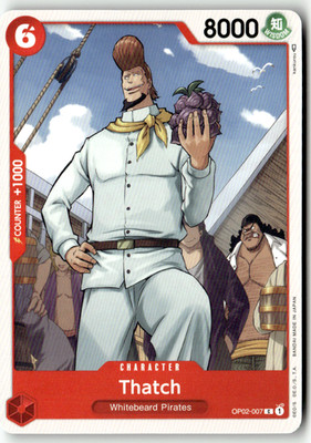 One Piece TCG Bandai No. OP02-007 Thatch Englisch