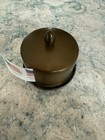 Vintage Brass Desktop Postage Stamp Keeper Roll Dispenser Holder — photo 1