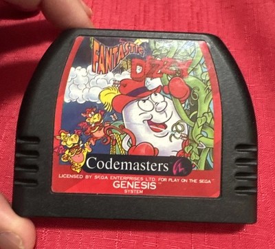 Fantastic Dizzy Sega Genesis Game Cartridge Tested Works Authentic Codemasters