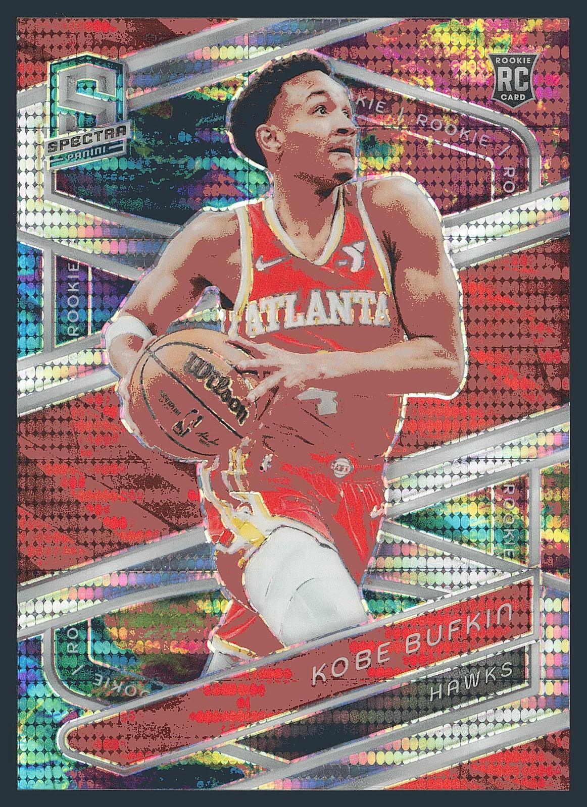 2023-24 Panini Spectra #171 Kobe Bufkin Celestial #/125 SN,RC