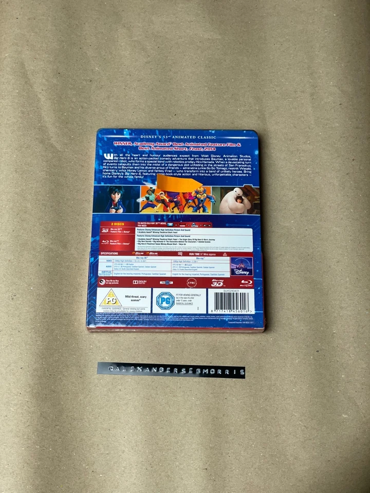 Big Hero 6 - 2D/3D Limited Edition Steelbook - New & Sealed - Image 2 of 4
