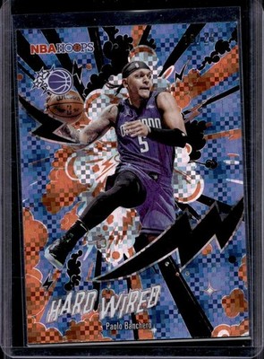2025-26 Topps NBA Hoops #HW-16 Paolo Banchero Hard Wired OrangeLight Burst /25