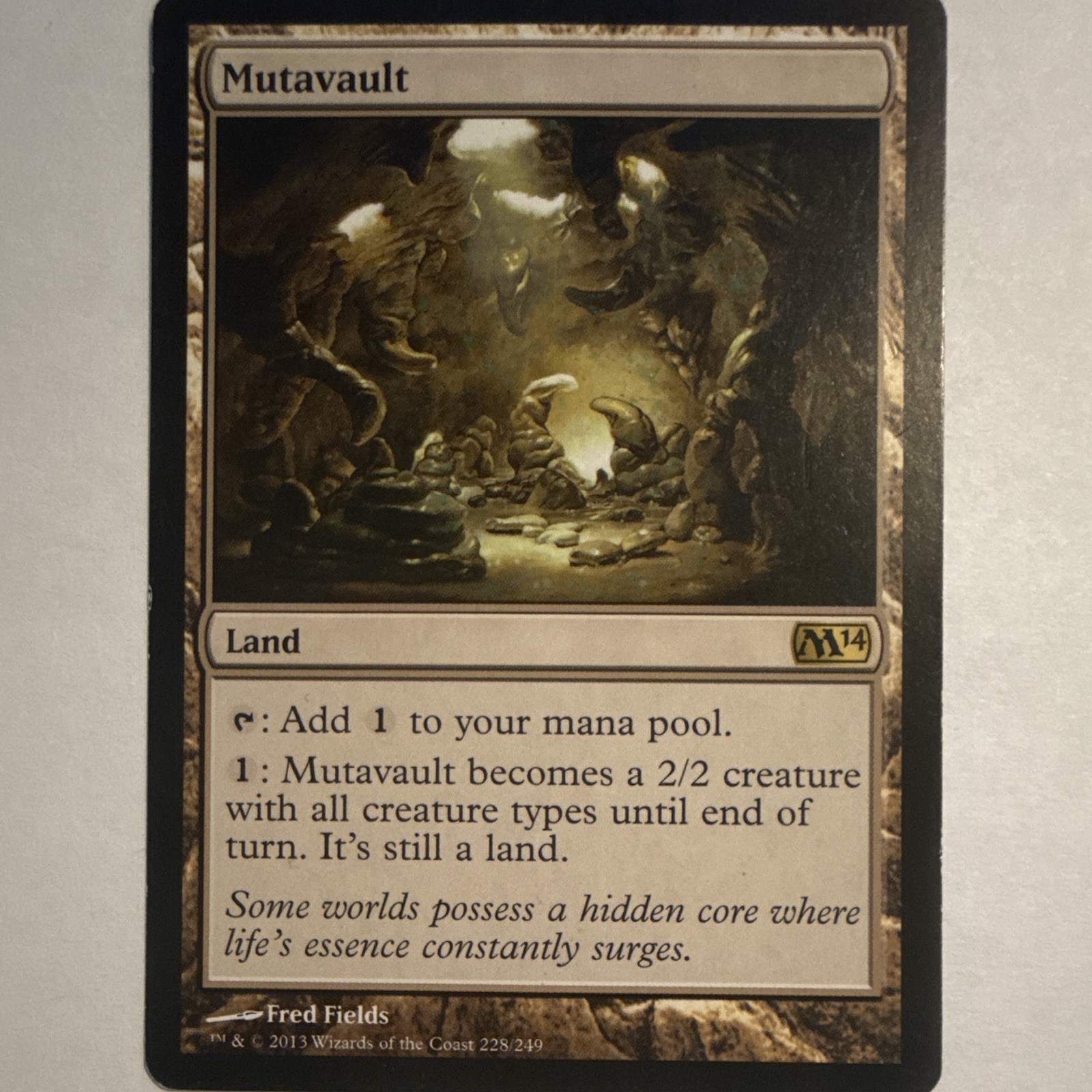 Wizards of the Coast MTG Mutavault M14 Rare EN Regular Land 228/249