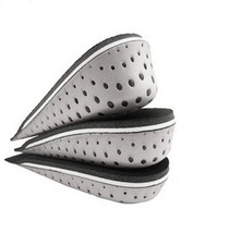 One Pair Hard Breathable Memory Foam Height Increase 1 Pack of 1 , Grey