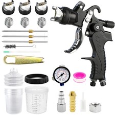 H2008 Hvlp Air Spray Paint Gun 1.41.72.0mm Nozzle 650ml For Car Auto Primer