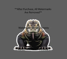 Komodo Dragon Sticker Waterproof Decal Animal Lizard Outdoor Wildlife Gift NEW