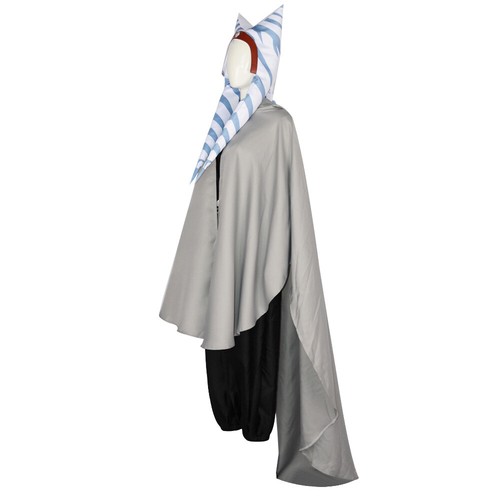 Cosplay Star Wars Mandalorian Ahsoka Tano Kostüm Hut Kap Halloween Party Anzüge - Bild 5 von 6