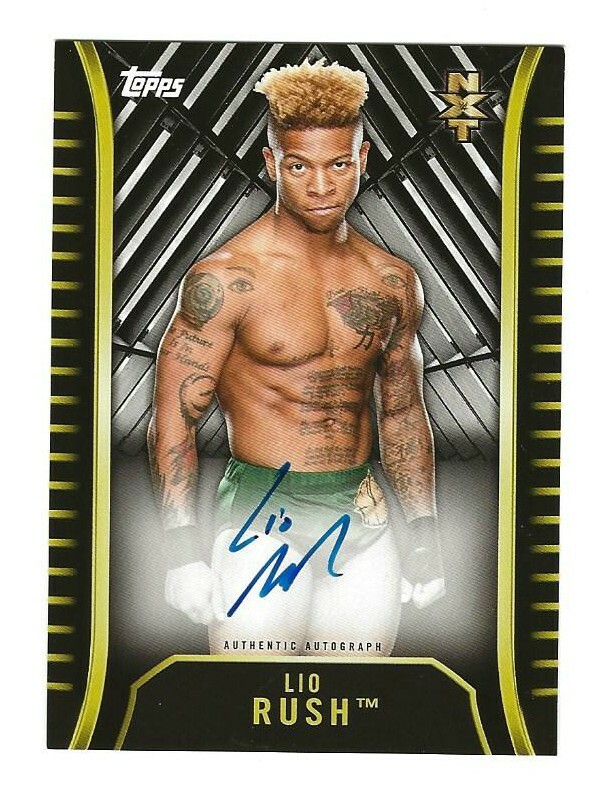 2018 Topps WWE LIO RUSH Autographed- WWE NXT