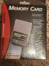 RARE Performance Memory Card For PlayStation PS1 Double Pack