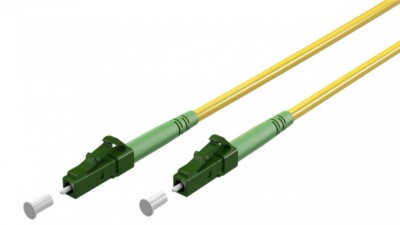 Glasfaserkabel (FTTH), Singlemode (OS2) Yellow, (Simplex), LC-APC (8°), 30m