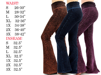 NEW WOMENS HIGH WAIST FOLD OVER COTTON FLARED CASUAL YOGA BOHO PANTS TROUSERS