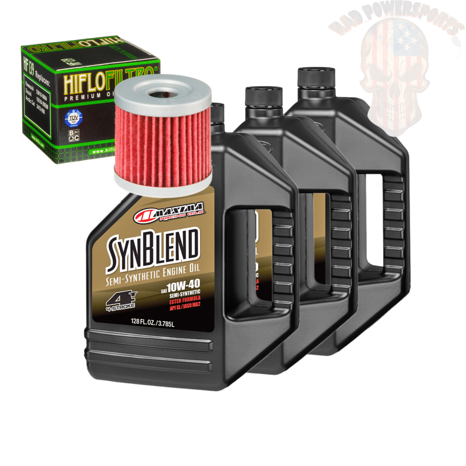 Oil Change Kit For 2005 Suzuki LtZ400 QuadSport Z Maxima Synthetic