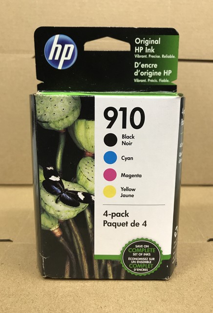 HP 910 (3YQ26AN#140) Ink Cartridge - 4 Pack for sale online | eBay