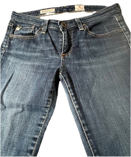 Adriano Goldschmied Jeans Size 26R The Stevie Petite Slim Straight Low Rise Blue - Picture 4 of 11