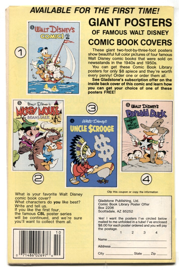 Walt Disney's Donald Duck #246 1986 - Gladstone -VG/FN - Comic