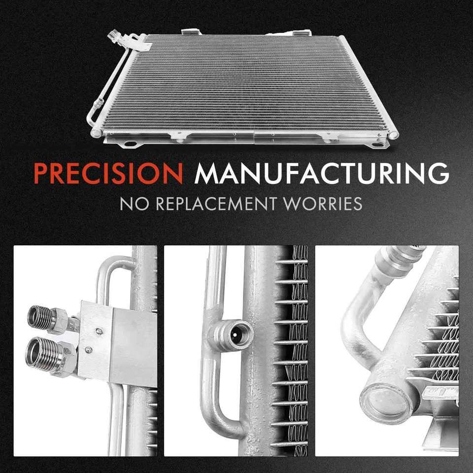 Aluminum Radiator & AC Condenser Cooling Kit for Mercedes-Benz E320 1996-1997 - Image 4 of 4