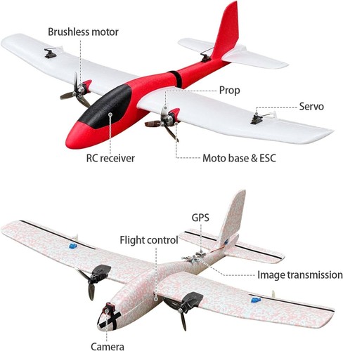 2-Pcs Super Large Foam Glider Airplane Toy - Outdoor STEM Fun for All Ages - Picture 10 of 10