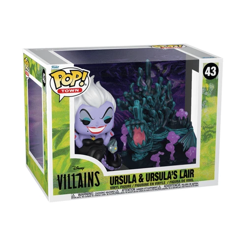 Funko Pop! Town The Little Mermaid Ursula with Lair Deluxe Figure #43!