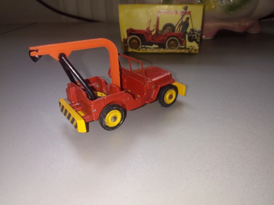 Dinky toys 1412 Jeep de dépannage + Boite d'origine Made in France Meccano - Photo 3/4
