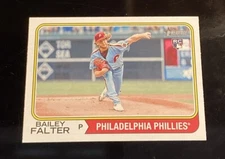 2023 Topps Heritage #314 Bailey Falter RC Philadelphia Phillies Rookie Pirates