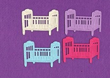 CRIB die cuts scrapbook cards