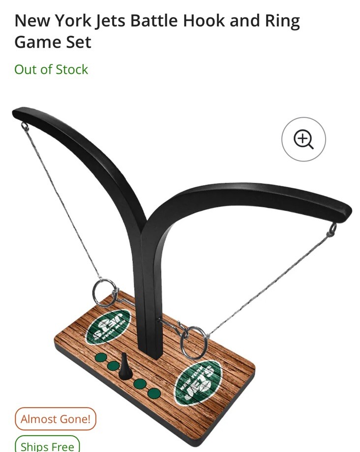 New York Jets Battle Hook and Ring Game Set NEW YORK JETS