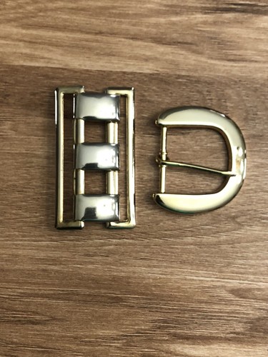 Gold Tone Fashion Belt Buckle D Ring Y2K Retro Fashion