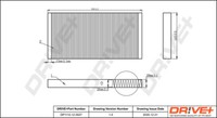 Dr!Ve+ DP1110.12.0027 Filter, Innenraumluft FüR Cadillac, Chevrolet, Fiat, Opel