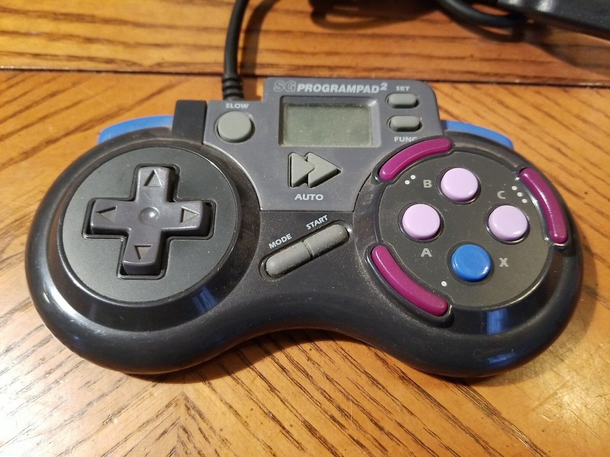 Sega Genesis SG Programpad 2 Controller Remote Paddle Control Pad