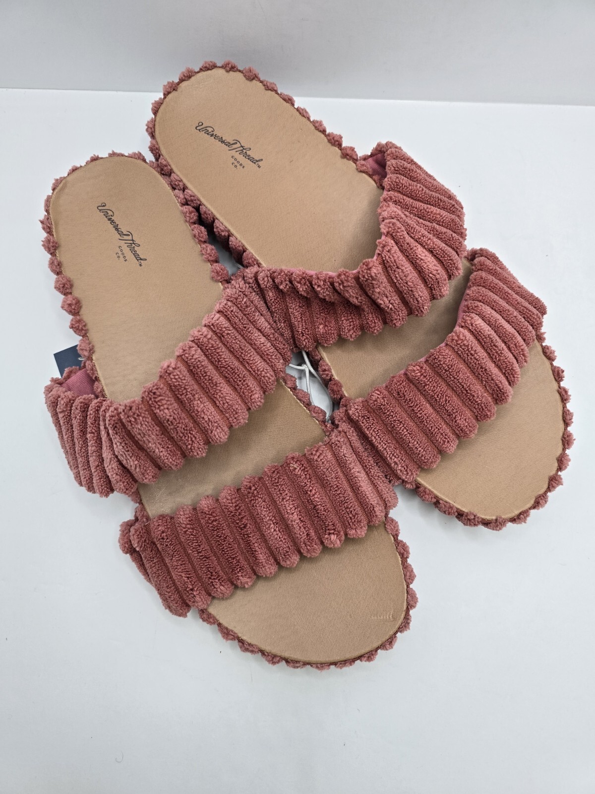 APL Filo universale Sandali slide boho in velluto a coste rosa scuro 'Kyla' WMS 10