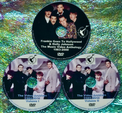 FRANKIE GOES TO HOLLYWOOD HOLLY JOHNSON Music Video Anthology and LIVE 3 DVD Set