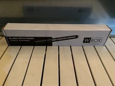 WBOX*24 Port Blank Patch Panel Flush