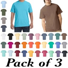 Comfort Colors 1717 Plain Cotton Heavyweight Short Sleeve T-Shirt  pack of 3 