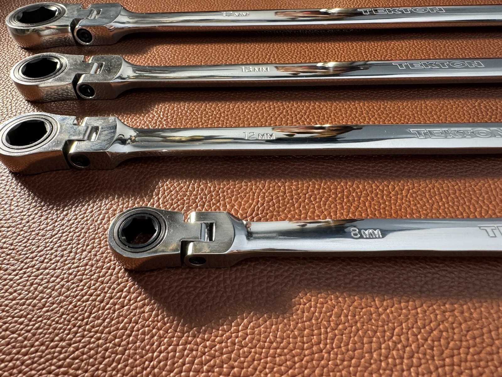 TEKTON Metric 1019mm Extra Long FlexHead Ratcheting Box End Wrench Set 4pc NEW eBay