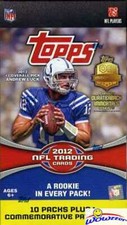 2012 Topps Football EXCLUSIVE Factory Sealed Blaster Box-PATCH RELIC Card!