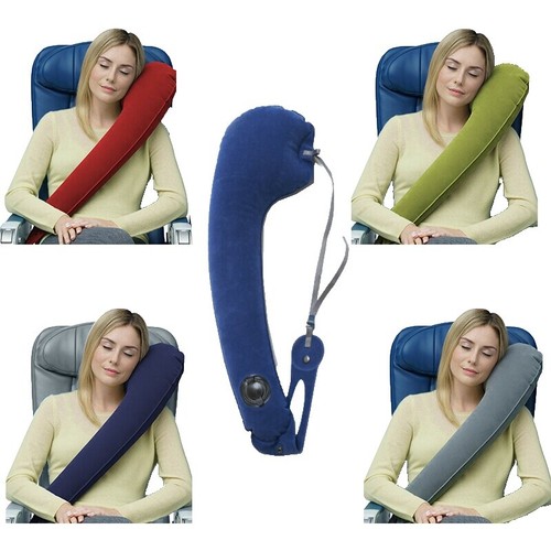 Sunany Inflatable Foot Rest Pillow for Travel, Travel Pillow