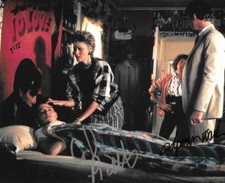 * LYMAN WARD & CINDY PICKETT * signed 8x10 photo * FERRIS BUELLER'S DAY OFF * 1