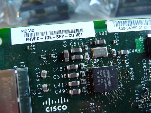 AU SELLER Cisco EHWIC-1GE-SFP-CU 1-Port Gigabit Ethernet Enhanced Network Card - Photo 5/5