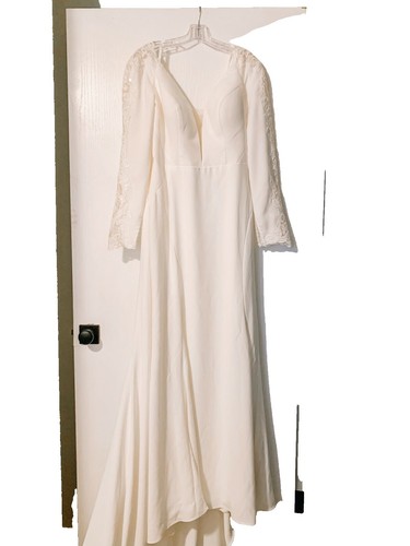 NEW SAU LEE Joyce Chinese Jacquard Mini Dress in Ivory LONG SLEEVE US SIZE  4 *O | eBay
