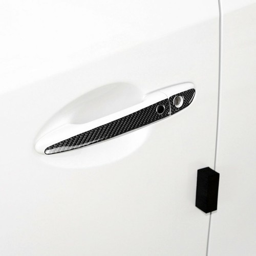 8*Real Carbon Fiber Exterior Door Handle Cover Fit For Mazda CX-5 CX5 2017-2019 - Foto 8 di 12