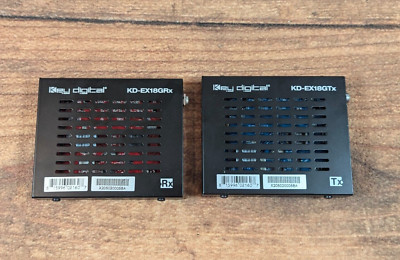 Key Digital HDMI Extender Booster Amplifier | KD-EX18GTx & KD-EX18GRx