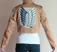 Attack on Titan Shingeki no Kyojin Scouting Legion Cosplay Halloween Jacket Eren