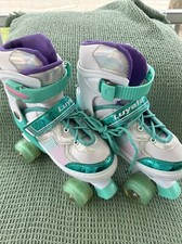 Roller Skates for Girls Boys Adjustable, 4 Size Ages 6-12  3-5, Kids Roller Ska
