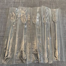 Oneida RAPHAEL Cocktail Fork Stainless Flatware Set Of 5