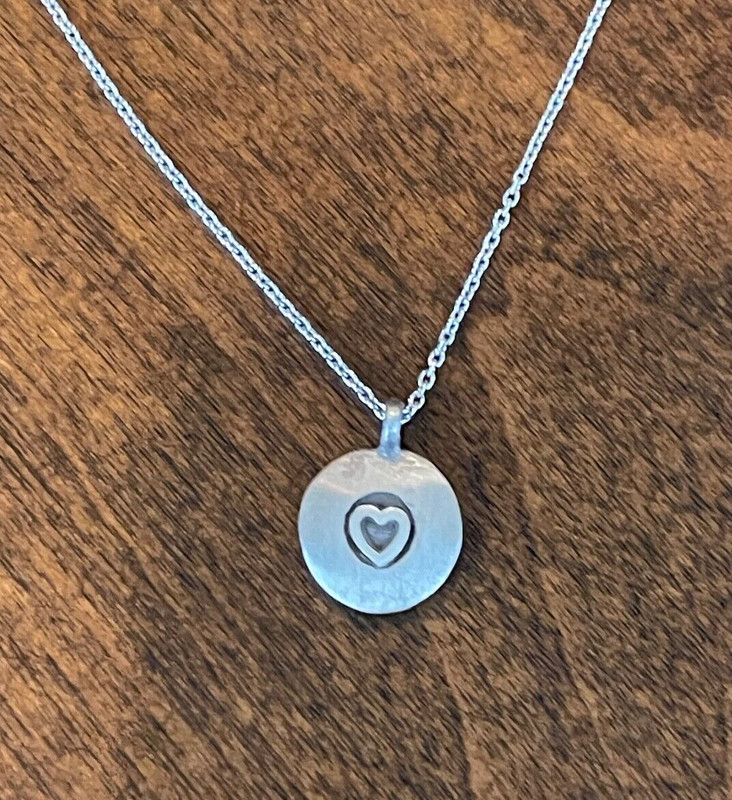 Satya Sterling 925 Silver Heart Pendant Necklace 16 in